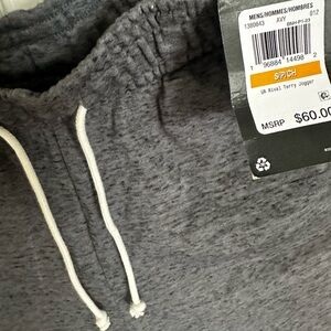 Under Armour Charcoal Joggers with White Drawstrings